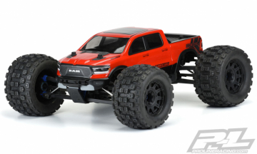 Pro-Line 2020 Ram Rebel 1500 Kaross för E-REVO 2.0 (urklippt) i gruppen RADIOSTYRD BIL / Tillbehör / Karosser & tillbehör hos Rynosx4 Hobbyshop AB (PL3536-17)