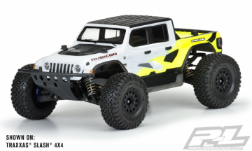 Pro-Line Jeep Gladiator Rubicon Kaross till Slash/E-REVO 2.0 i gruppen RADIOSTYRD BIL / Tillbehr / Karosser & tillbehr hos Rynosx4 Hobbyshop AB (PL3542-00)