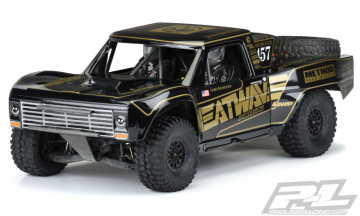 Pro-Line 1967 Ford F-100 Heatwave Edition Svart till UDR i gruppen RADIOSTYRD BIL / Tillbehr / Karosser & tillbehr hos Rynosx4 Hobbyshop AB (PL3547-18)