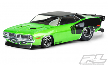 Pro-Line 1972 Plymouth Barracuda Kaross Drag Slash 2WD i gruppen RADIOSTYRD BIL / Tillbehr / Karosser & tillbehr hos Rynosx4 Hobbyshop AB (PL3550-00)