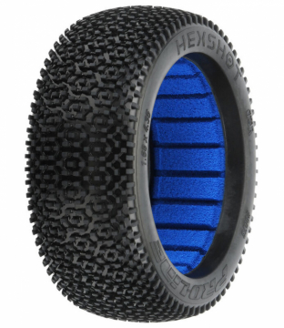 PRO-LINE Däck Hex Shot S4 (Super-Soft) 1/8 Buggy (2) i gruppen RADIOSTYRD BIL / Tillbehör / Däck & fälg hos Rynosx4 Hobbyshop AB (PL9073-204)
