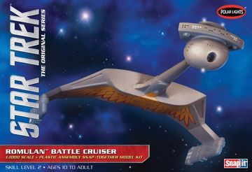 Star trek Romulan Battle Cruiser Snap-kit i gruppen OUTLET / OUTLET hos Rynosx4 Hobbyshop AB (POL897)