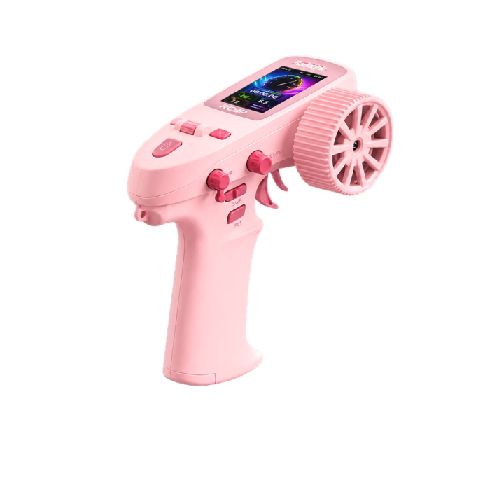 RadioLink RC8P RC Sändare med 2x R8FG mottagare – Sakura Pink i gruppen Elektronik / Sändare & tillbehör / Sändare hos Rynosx4 Hobbyshop AB (RLRC8P-PNK)