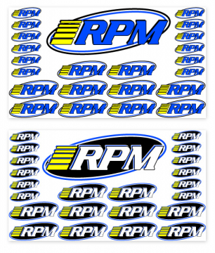 Dekalark RPM Pro (2) i gruppen RADIOSTYRD BIL / Tillbehr / Karosser & tillbehr hos Rynosx4 Hobbyshop AB (RPM70005)