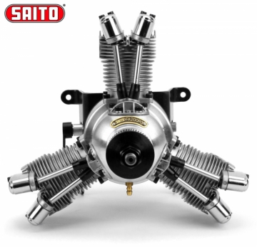 Saito FA-200R3 33cc 4-takts 3-cyl Stjrnmotor Metanol i gruppen RADIOSTYRDA FLYG / Tillbehr / Brnslemotorer / Motorer (brnslemotorer flyg/heli) hos Rynosx4 Hobbyshop AB (SAFA-200R3)