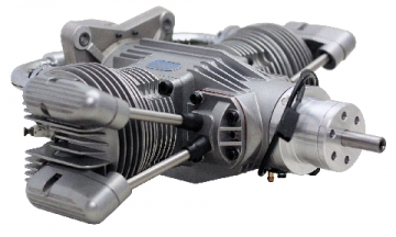 Saito FG-100TS Twin 4-takts Bensinmotor i gruppen Fabrikat / S / Saito / Bensinmotorer hos Rynosx4 Hobbyshop AB (SAFG-100TS)