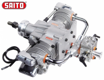 FG-57TS 57cc 4-takts Twin Bensinmotor i gruppen RADIOSTYRDA FLYG / Tillbehör / Bränslemotorer / Motorer (bränslemotorer flyg/heli) hos Rynosx4 Hobbyshop AB (SAFG-57TS)