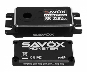 Savx Servohus SB-2262SG i gruppen Elektronik / Servon & tillbehr / Servohus hos Rynosx4 Hobbyshop AB (SAV-CASESB2262SG)