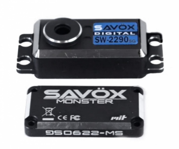 Savx Servohus SW2290SG i gruppen Elektronik / Servon & tillbehr / Servohus hos Rynosx4 Hobbyshop AB (SAV-CASESW2290SG)