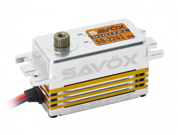 Savx SB-2261MG Servo 10Kg 0,076s Alu Brushless Metalldrev Lgt i gruppen Fabrikat / S / Savx / Servon hos Rynosx4 Hobbyshop AB (SAV-SB2261MG)