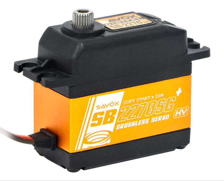 SB-2270SG Plus Servo 40Kg 0,12s HV Alu Brushless Ståldrev i gruppen RYNOS / Ej publicerat hos Rynosx4 Hobbyshop AB (SAV-SB2270SGPLUS)