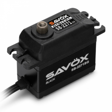 Savx SB-2271SG Servo 20Kg 0,065s HV Brushless Svart 1/8T i gruppen Fabrikat / S / Savx / Servon hos Rynosx4 Hobbyshop AB (SAV-SB2271SGBE)