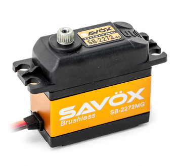 Savx SB-2272MG Servo 7Kg 0,032s HV Alu Brushless Metalldrev i gruppen Fabrikat / S / Savx / Servon hos Rynosx4 Hobbyshop AB (SAV-SB2272MG)