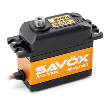 Savx SB-2273SG Servo 28Kg 0.095s HV Alu BL Stldrev i gruppen Fabrikat / S / Savx / Servon hos Rynosx4 Hobbyshop AB (SAV-SB2273SG)