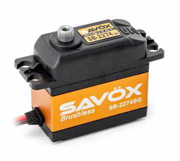 Savx SB-2274SG Servo 25Kg 0,08s HV Alu BL Stldrev i gruppen Fabrikat / S / Savx / Servon hos Rynosx4 Hobbyshop AB (SAV-SB2274SG)