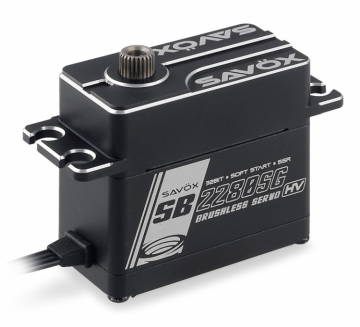 Savx SB-2280SG Servo 50Kg 0.14s HV Alu Brushless i gruppen Elektronik / Servon & tillbehr / Servon hos Rynosx4 Hobbyshop AB (SAV-SB2280SG)