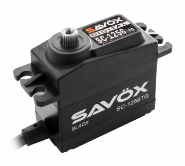 Savx SC-1256TG Servo 20Kg 0.15s Coreless Svart i gruppen Fabrikat / S / Savx / Servon hos Rynosx4 Hobbyshop AB (SAV-SC1256TGBE)