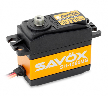 Savx SH-1290MG Servo 5Kg 0.05s Alu Coreless Metalldrev i gruppen Fabrikat / S / Savx / Servon hos Rynosx4 Hobbyshop AB (SAV-SH1290MG)