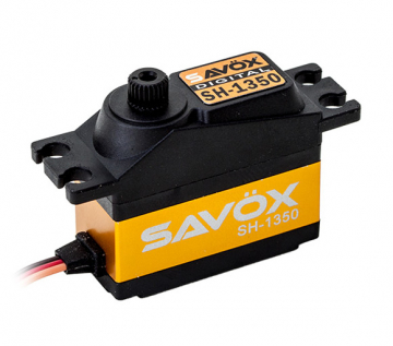 Savx SH-1350 Miniservo 4.6Kg 0.11s Alu Coreless i gruppen Fabrikat / S / Savx / Servon hos Rynosx4 Hobbyshop AB (SAV-SH1350)