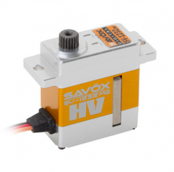 Savx SV-1232MG Mikroservo 5Kg 0.05s HV Alu Coreless Metalldrev i gruppen Fabrikat / S / Savx / Servon hos Rynosx4 Hobbyshop AB (SAV-SV1232MG)