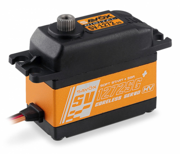 SV-1272SG Plus Servo 35Kg 0.10s HV Alu Coreless Ståldrev i gruppen RYNOS / Ej publicerat hos Rynosx4 Hobbyshop AB (SAV-SV1272SGPLUS)