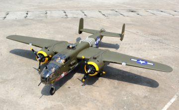 Seagull Mitchell B-25 20cc Gas med Infllbara Landstll ARF i gruppen RADIOSTYRDA FLYG / Radiostyrda Flygplan  / Flygplan (frbrnningsmotor) hos Rynosx4 Hobbyshop AB (SEA330G)