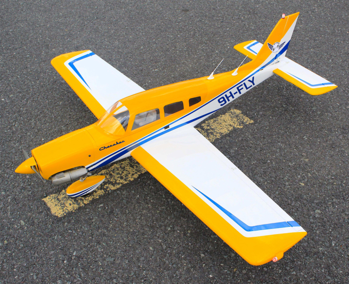 Seagull Piper Cherokee 153cm 10-15cc Gul ARF i gruppen RADIOSTYRDA FLYG / Radiostyrda Flygplan  / Flygplan (förbränningsmotor) hos Rynosx4 Hobbyshop AB (SEA386)