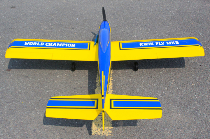 Seagull Kwik Fly MK3 Gul Pattern 160cm 46-55 GP/EP ARF i gruppen RADIOSTYRDA FLYG / Radiostyrda Flygplan  / Flygplan (förbränningsmotor) hos Rynosx4 Hobbyshop AB (SEA406Y)