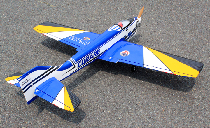Seagull Curare Classic ARF Blå 162cm .61-.75/60E El-Landställ i gruppen RADIOSTYRDA FLYG / Radiostyrda Flygplan hos Rynosx4 Hobbyshop AB (SEA428Gear)