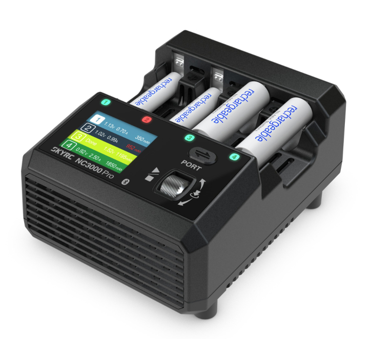 SkyRC NC3000 Pro Laddare NiMH/NiCd AA/AAA 0,2-3A 240AC i gruppen Elektronik / Batterier & laddare / Laddare / 230V Laddare hos Rynosx4 Hobbyshop AB (SK100209)