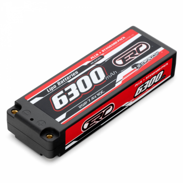 Sunpadow Li-Po Batteri 2S 7.4V 6300mAh 110C Hard 4mm i gruppen Elektronik / Batterier & laddare / Batterier / Li-Po hos Rynosx4 Hobbyshop AB (SW256404)