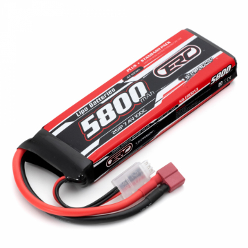 Sunpadow Li-Po Batteri 2S 7.4V 5800mAh 100C T-Kontakt i gruppen Elektronik / Batterier & laddare / Batterier / Li-Po hos Rynosx4 Hobbyshop AB (SW256412)