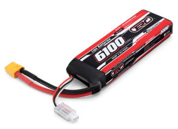 Li-Po Batteri 2S 7,4V 6100mAh 100C T-Kontakt i gruppen RADIOSTYRD BIL / Tillbehör / Batterier hos Rynosx4 Hobbyshop AB (SW256413)