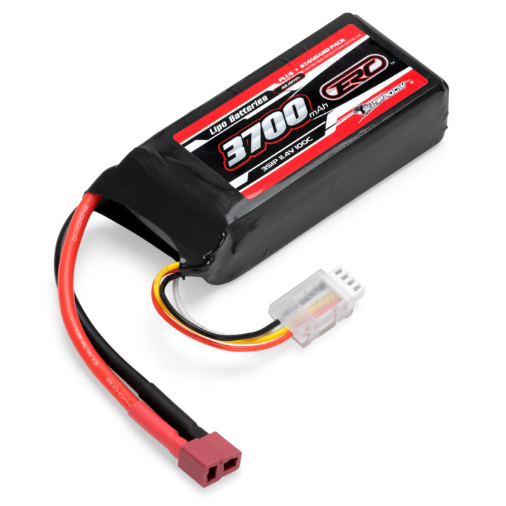 Sunpadow Li-Po Batteri 3S 11.4V 3700mAh 100C HV T-Kontakt i gruppen Elektronik / Batterier & laddare / Batterier / Li-Po hos Rynosx4 Hobbyshop AB (SW281570)