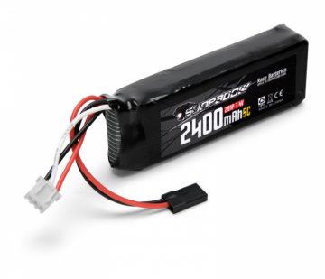 Sunpadow Mottagarbatteri LiPo 7.4V 2400mAh 5C i gruppen Elektronik / Batterier & laddare / Batterier / Sändare & Mottagare hos Rynosx4 Hobbyshop AB (SWHE0002)