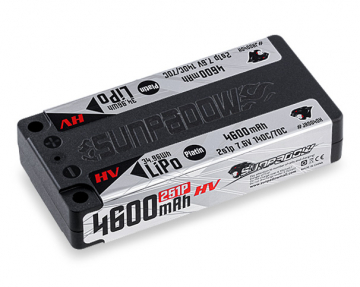 Li-Po Batteri 2S 7,6V 4600mAh 140C Platin HV Shorty ULCG i gruppen RADIOSTYRD BIL / Tillbehör / Batterier hos Rynosx4 Hobbyshop AB (SWJA0040H)