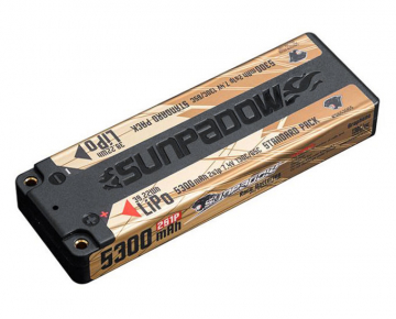 Sunpadow Li-Po Batteri 2S 7,4V 5300mAh 130C Stick U-LCG i gruppen Elektronik / Batterier & laddare / Batterier / Li-Po hos Rynosx4 Hobbyshop AB (SWS653065)