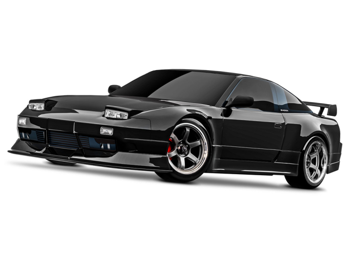 Traxxas 4-TEC Drift 2WD Nissan 240SX XL-5 TQi Svart i gruppen RADIOSTYRD BIL / RC-BILAR / Radiostyrda bilar (el) hos Rynosx4 Hobbyshop AB (TRX105247-4-BLK)