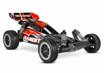 Traxxas Bandit 2WD 1/10 RTR Rd USB-C laddare/7-cell NiMH 3000mAh i gruppen RADIOSTYRD BIL / RC-BILAR / Radiostyrda bilar (el) hos Rynosx4 Hobbyshop AB (TRX24054-8-RED)