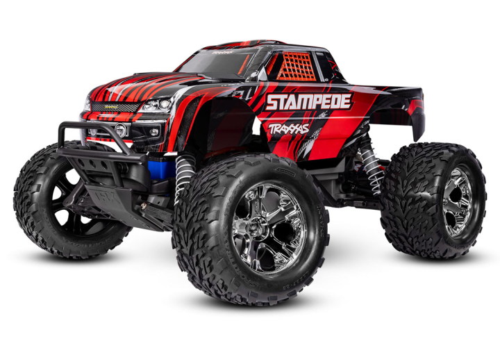 Traxxas Stampede 2WD EHD 1/10 Röd i gruppen RADIOSTYRD BIL / RC-BILAR / Radiostyrda bilar (el) hos Rynosx4 Hobbyshop AB (TRX36254-8-RED)