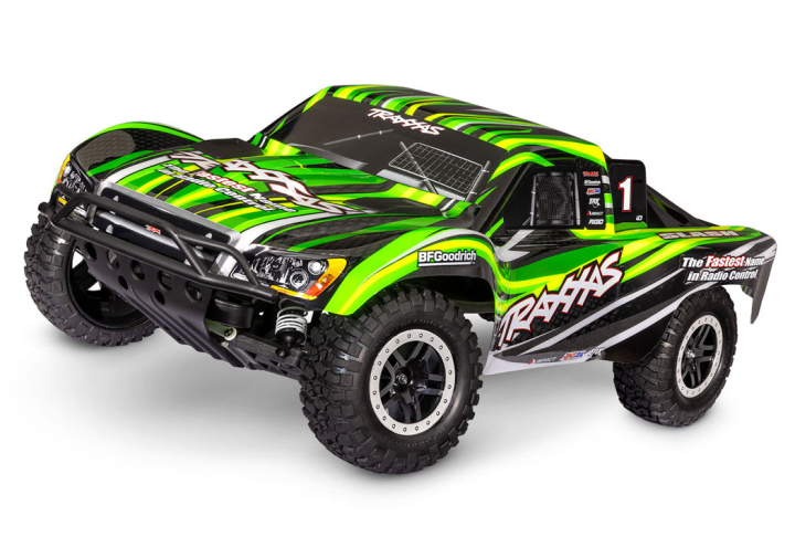 Traxxas Slash 2WD 1/10 RTR Grön EHD Clipless - NiMH Batteri/USB-C Laddare i gruppen RADIOSTYRD BIL / RC-BILAR / Radiostyrda bilar (el) hos Rynosx4 Hobbyshop AB (TRX58234-8-GRN)