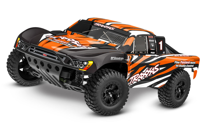 Traxxas Slash 2WD 1/10 Orange-X EHD Clipless - Batteri/USB-C Laddare i gruppen RADIOSTYRD BIL / RC-BILAR / Radiostyrda bilar hos Rynosx4 Hobbyshop AB (TRX58234-8-ORNGX)