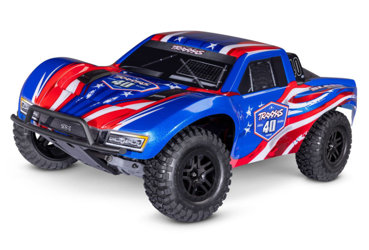 Traxxas Slash 2WD 1/10 HD VX3 BL 3S RTR 40th Edition i gruppen RADIOSTYRD BIL / RC-BILAR / Radiostyrda bilar hos Rynosx4 Hobbyshop AB (TRX58434-4-40th)