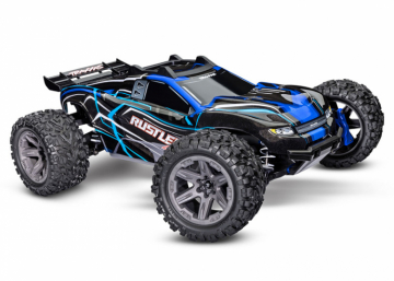 Rustler 4x4 BL-2s 1/10 TSM RTR w/o Battery i gruppen RADIOSTYRD BIL / RC-BILAR / Radiostyrda bilar (el) hos Rynosx4 Hobbyshop AB (TRX67164-4-BLUE)