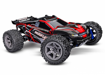 Rustler 4x4 BL-2s 1/10 TSM RTR w/o Battery i gruppen Fabrikat / T / Traxxas / Modeller hos Rynosx4 Hobbyshop AB (TRX67164-4-RED)