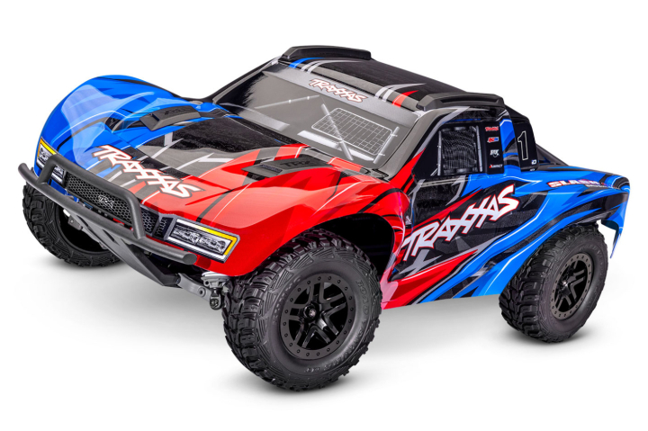Traxxas Slash 4x4 1/10 HD VX3 BL 3S RTR Röd i gruppen RADIOSTYRD BIL / RC-BILAR / Radiostyrda bilar hos Rynosx4 Hobbyshop AB (TRX68454-4-RED)