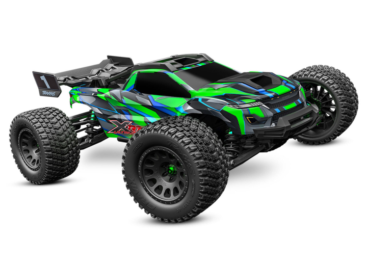 Traxxas XRT ULTIMATE Race Truck RTR Grön-X Limited Edition i gruppen RADIOSTYRD BIL / RC-BILAR / Radiostyrda bilar (el) hos Rynosx4 Hobbyshop AB (TRX78097-4-GRNX)