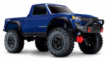 Traxxas TRX-4 Sport Crawler Truck 1/10 RTR Bl i gruppen RADIOSTYRD BIL / RC-BILAR / Radiostyrda bilar (el) hos Rynosx4 Hobbyshop AB (TRX82024-4-BLUE)