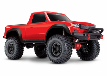 Traxxas TRX-4 Sport Scale Crawler Truck Clipless 4WD 1/10 Röd i gruppen RADIOSTYRD BIL / RC-BILAR / Radiostyrda bilar (el) hos Rynosx4 Hobbyshop AB (TRX82224-4-RED)