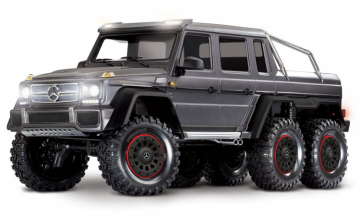 TRX-6 Mercedes G63 AMG 6X6 TQi 2.4G RTR i gruppen RADIOSTYRD BIL / RC-BILAR / Radiostyrda bilar (el) hos Rynosx4 Hobbyshop AB (TRX88096-4-SLV)